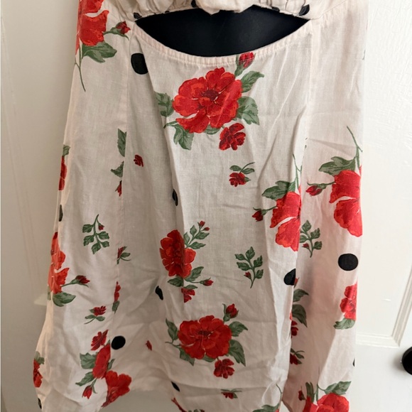 Free People White Floral Mini Dress - Picture 6 of 10